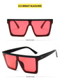 Flat Top Square Shades Gradient Sun Glasses