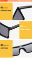 Flat Top Square Shades Gradient Sun Glasses