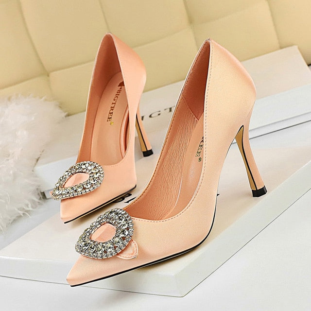 High Heels Office Women Pointed Pumps