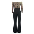 Elegant Rompers Embroidery Lace Sheer Mesh Jumpsuit