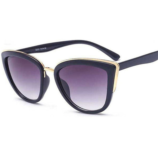 Cateye Mirror Retro Sunglasses