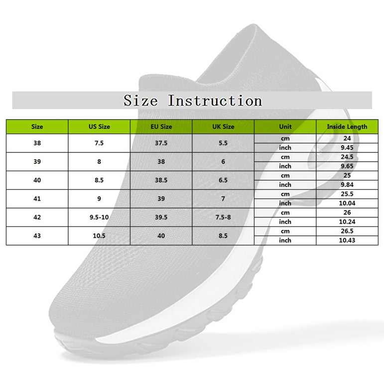 Breathable Mesh Casual Shoes Platform Sneakers