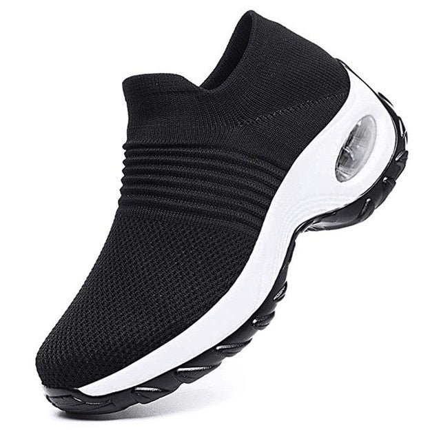 Breathable Mesh Casual Shoes Platform Sneakers