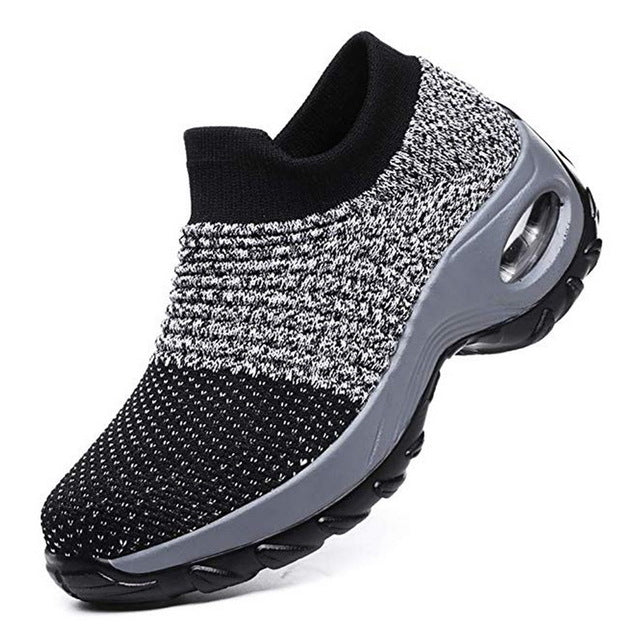 Breathable Mesh Casual Shoes Platform Sneakers