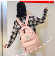 Fashion Women Backpack 3 Set Students shoulder Bags