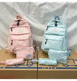 Fashion Women Backpack 3 Set Students shoulder Bags