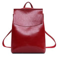 Women Youth Vintage Leather Backpacks