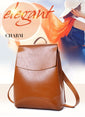 Women Youth Vintage Leather Backpacks