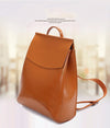 Women Youth Vintage Leather Backpacks