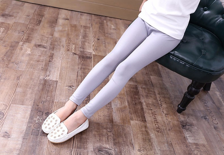 Leather High Quality Slim Children Leggings