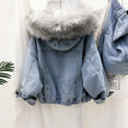 Velvet Thick Denim Jacket