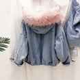 Velvet Thick Denim Jacket