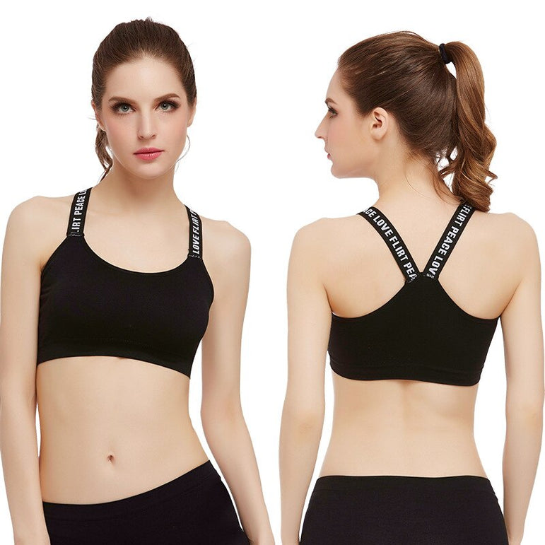 Women Yoga Sports Shockproof Push Up Bra