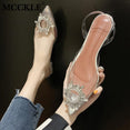 Transparent Shoes Women Crystal Sandals