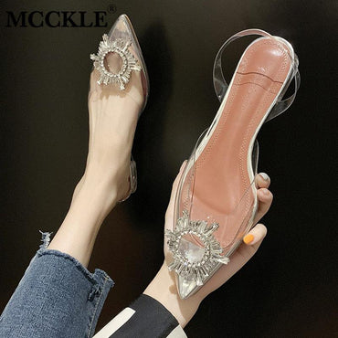 Transparent Shoes Women Crystal Sandals