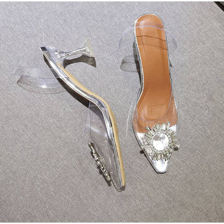 Transparent Shoes Women Crystal Sandals