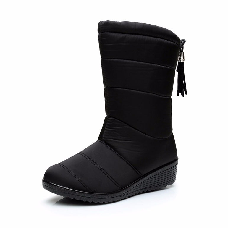 Female Down Winter Waterproof Warm Ankle Boots