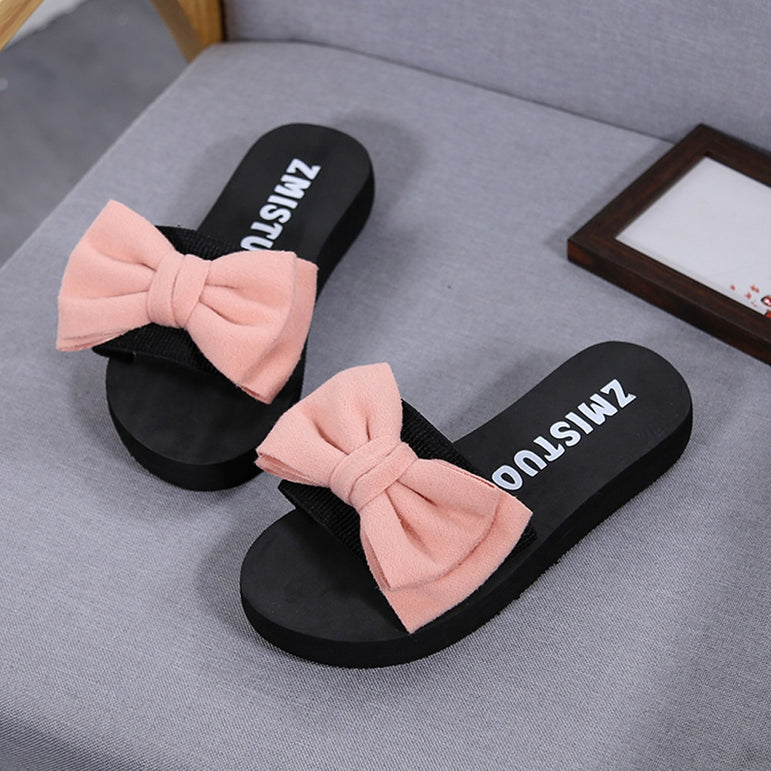 Women Bow Summer Sandals Slipper