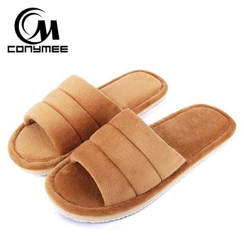 Winter Women Indoor Warm Fluffy Slippers