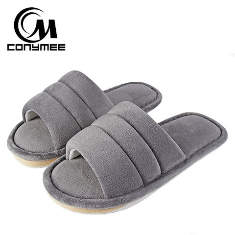 Winter Women Indoor Warm Fluffy Slippers