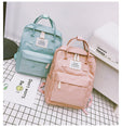 Women Canvas Backpacks Candy Color Waterproof Bags