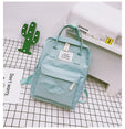 Women Canvas Backpacks Candy Color Waterproof Bags