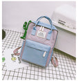 Women Canvas Backpacks Candy Color Waterproof Bags