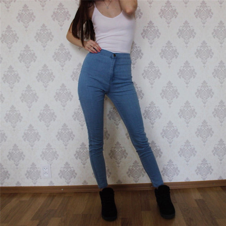 Slim Jeans Skinny High Waist Pants