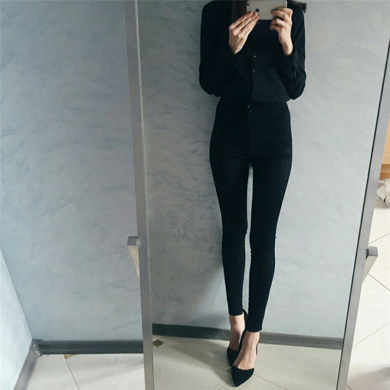 Slim Jeans Skinny High Waist Pants