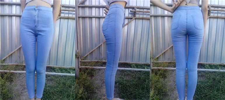 Slim Jeans Skinny High Waist Pants