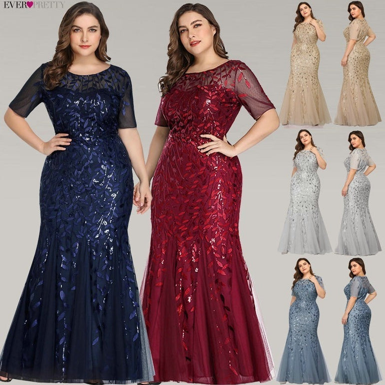 Plus Size Elegant Evening Dresses