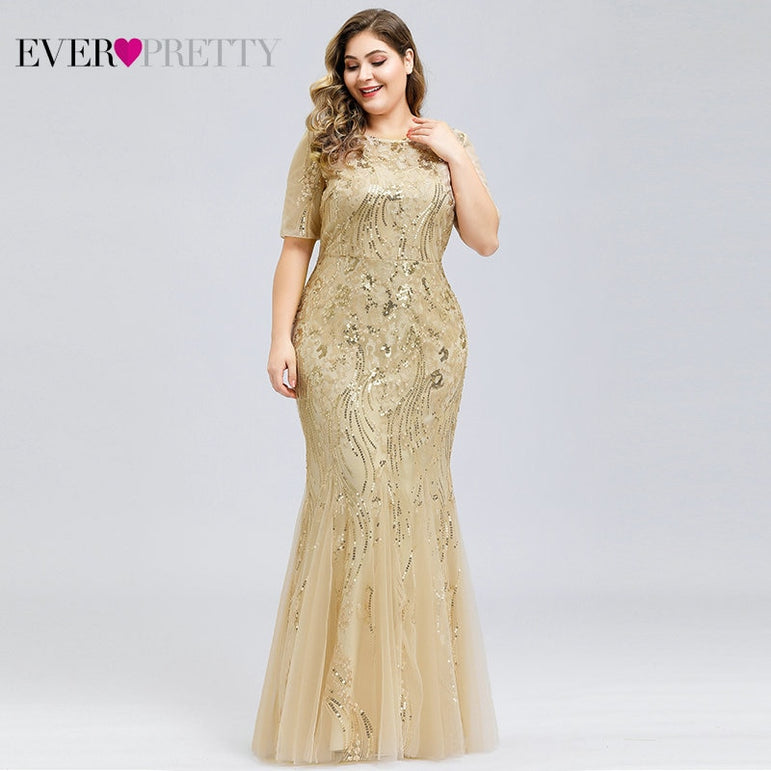 Plus Size Elegant Evening Dresses