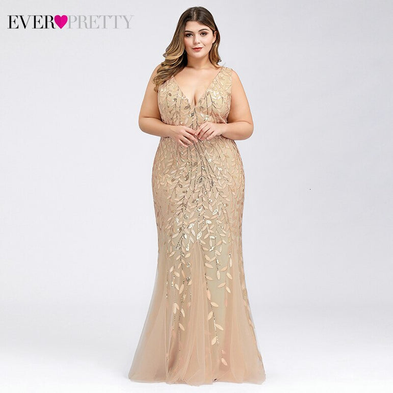 Plus Size Elegant Evening Dresses