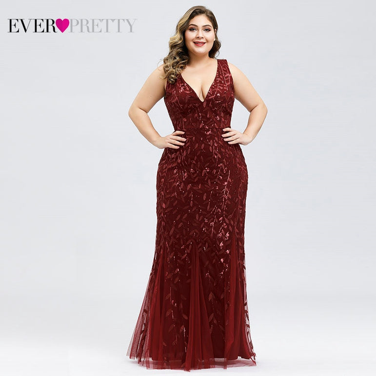 Plus Size Elegant Evening Dresses