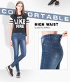 High Waist Jeans Woman High Elastic Pencil Pants