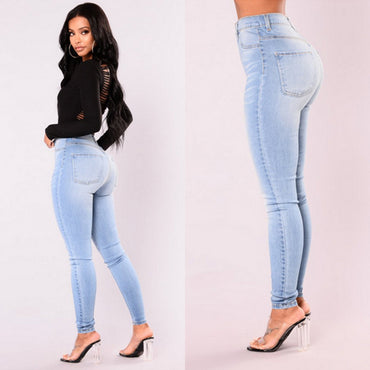 Hot Women Lady Denim Skinny Pants