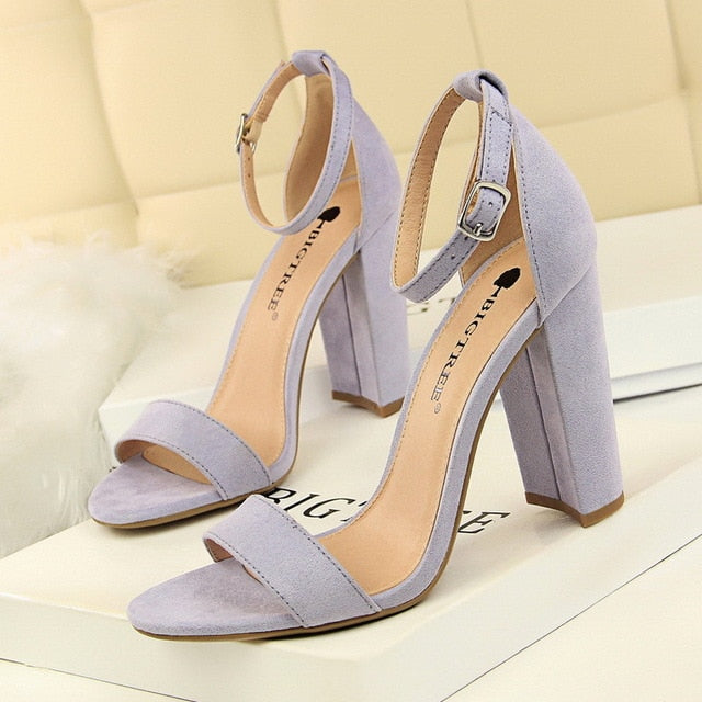 Buckle Women Shoes Sexy High Heels Sandals