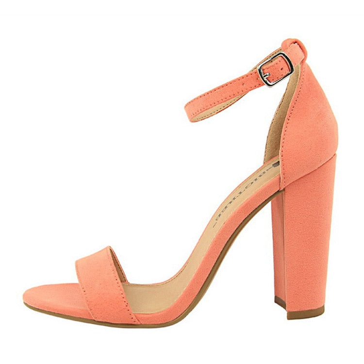 Buckle Women Shoes Sexy High Heels Sandals