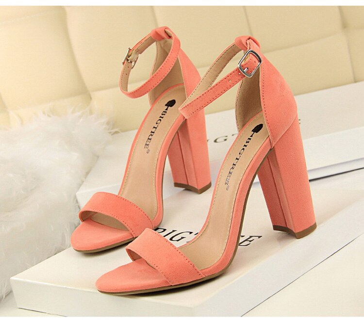 Buckle Women Shoes Sexy High Heels Sandals