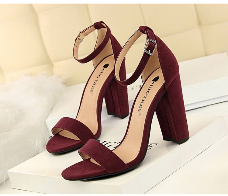 Buckle Women Shoes Sexy High Heels Sandals