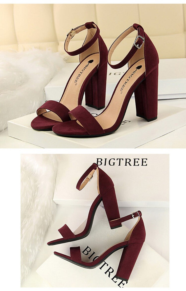 Buckle Women Shoes Sexy High Heels Sandals