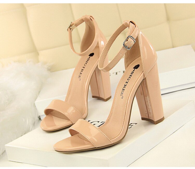 Buckle Women Shoes Sexy High Heels Sandals