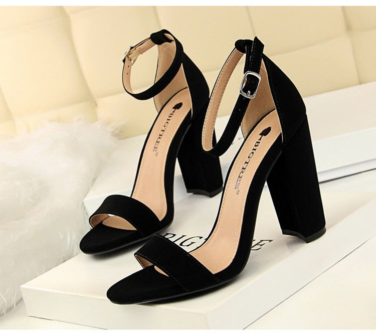 Buckle Women Shoes Sexy High Heels Sandals