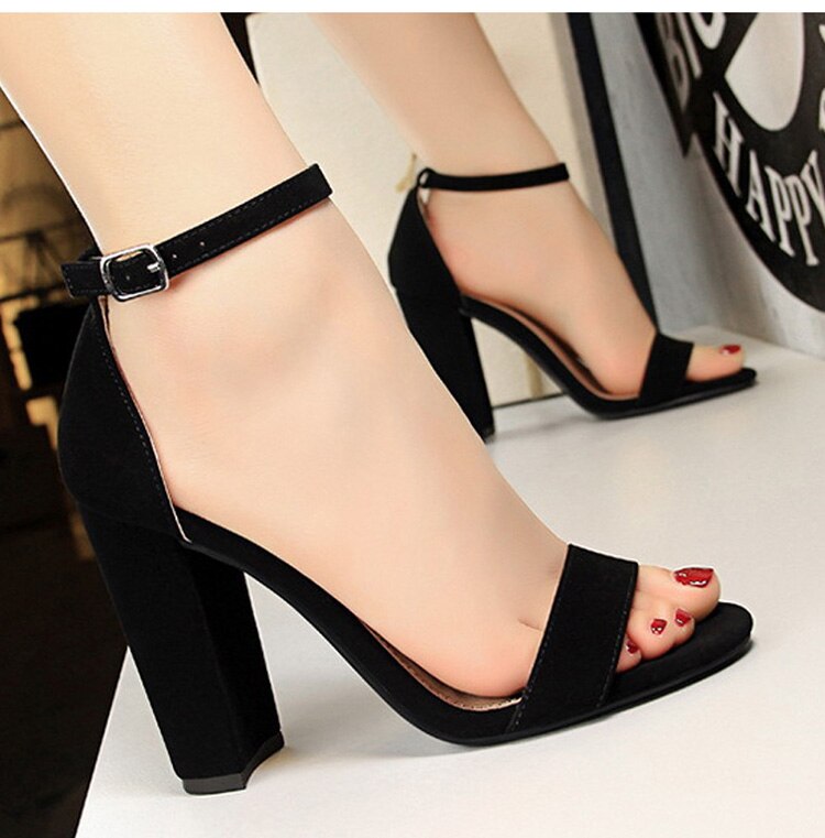 Buckle Women Shoes Sexy High Heels Sandals