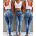 High Waist Jeans For Women Slim Stretch Denim