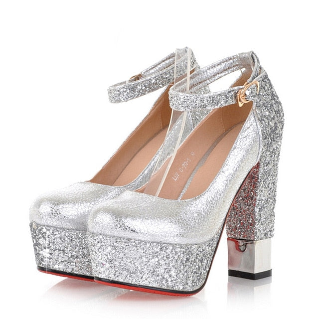 Cute Women High Heels Party Wedding Shoes