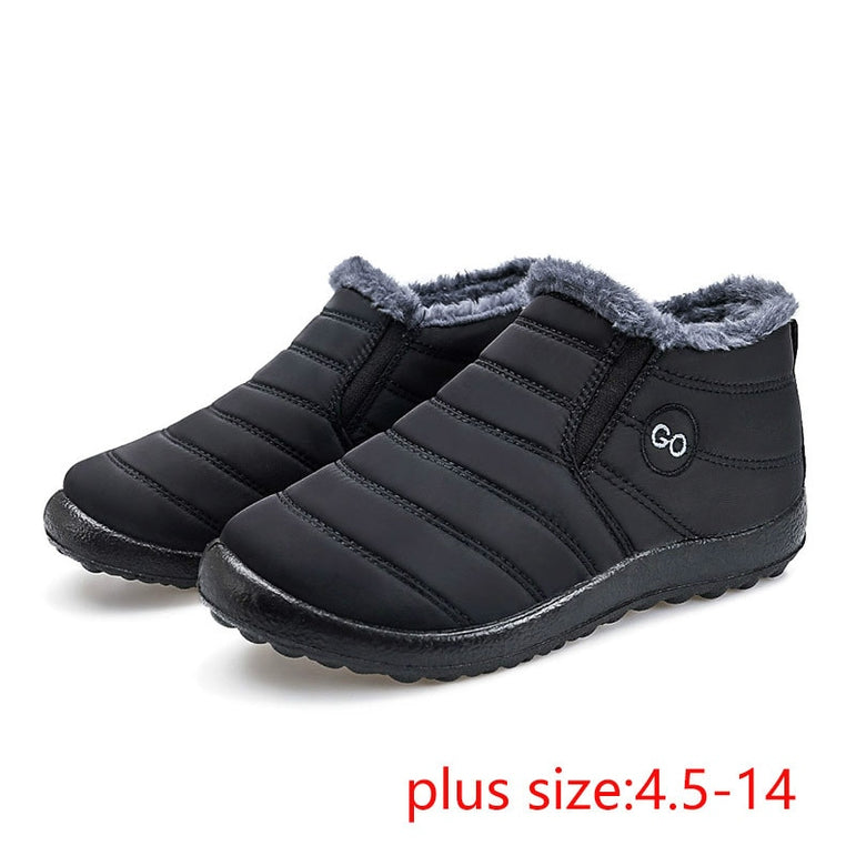 Snow Waterproof Solid Casual Boots