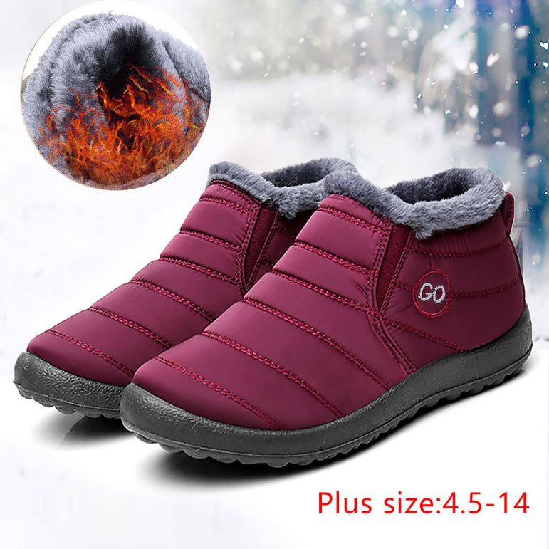 Snow Waterproof Solid Casual Boots