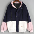 Outerwear Long Sleeve Corduroy Zipper Jacket