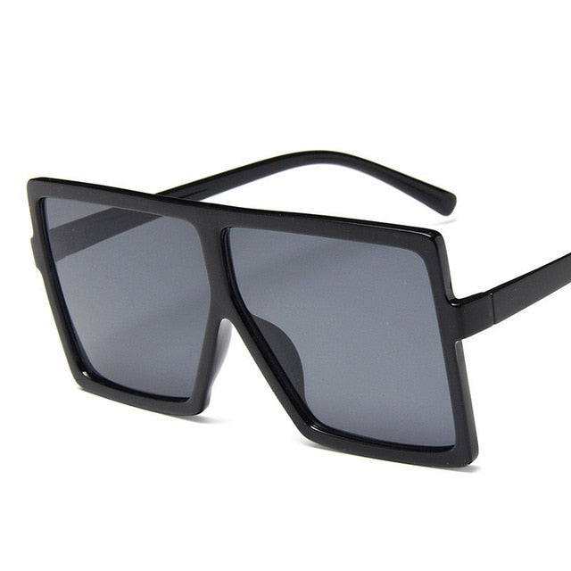 Oversized Square Brand Designer Big Frame Sunglasses